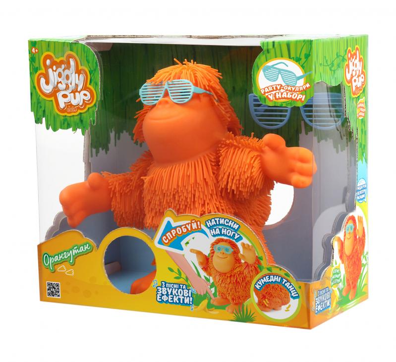 Интерактивный игровой набор JIGGLY PUP Танцующий орангутан (оранжевый) JP008-OR - фото 10