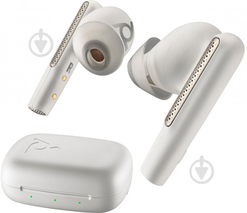 Bluetooth-гарнитура Poly TWS Voyager Free 60 white (7Y8L4AA) - фото 1