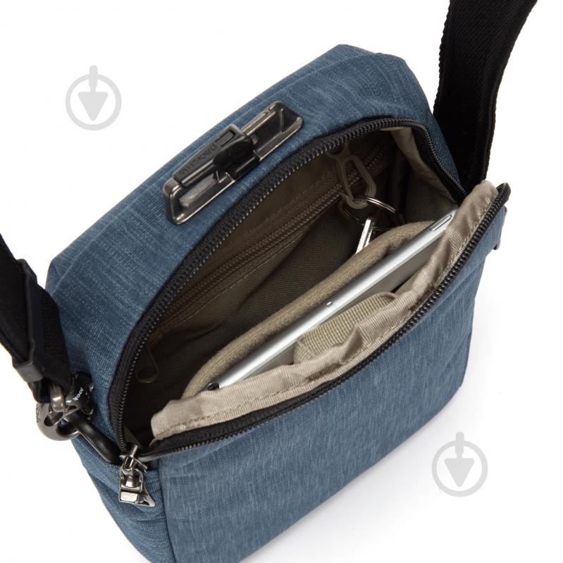 Сумка Pacsafe Metrosafe X compact crossbody blue (30610646) - фото 4