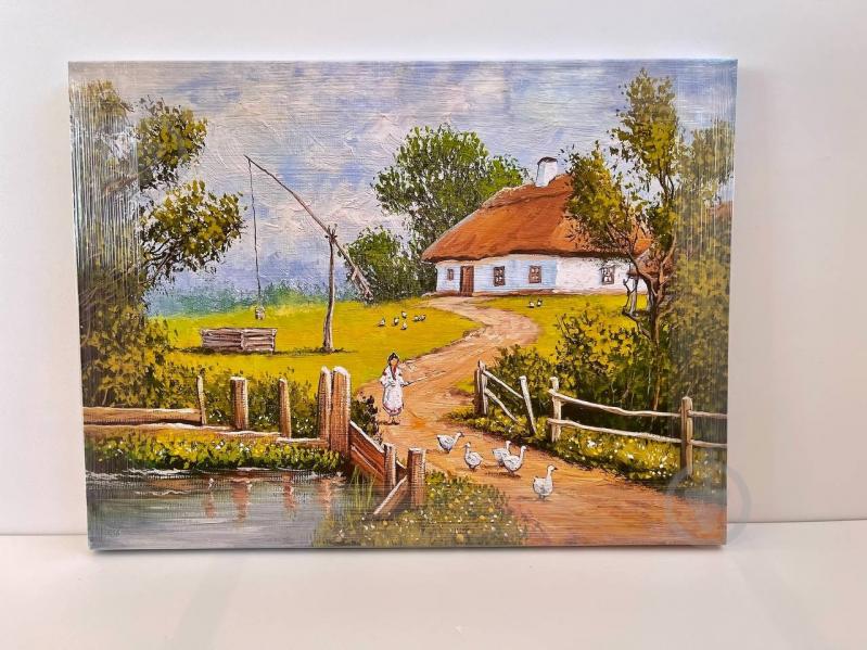 Репродукція Українське село. Криниця 60x80 см Арт Фемелі - фото 3