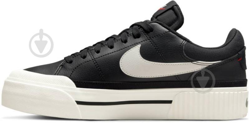 Кроссовки женские зимние Nike COURT LEGACY LIFT DM7590-001 р.37,5 черные - фото 4