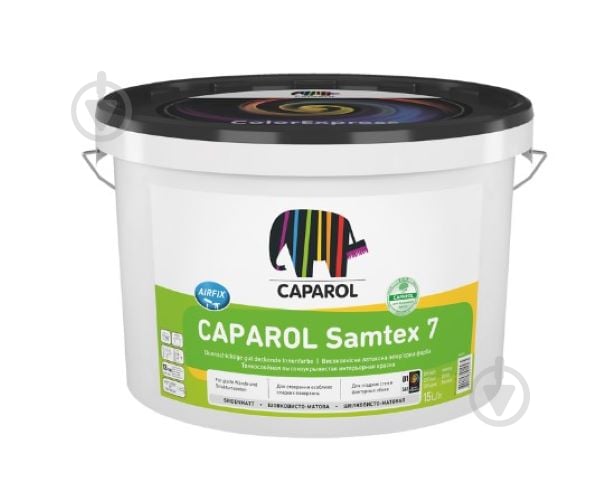 Фарба латексна Caparol Samtex 7 шовковистий мат 9,4 л 11,94 кг - фото 1