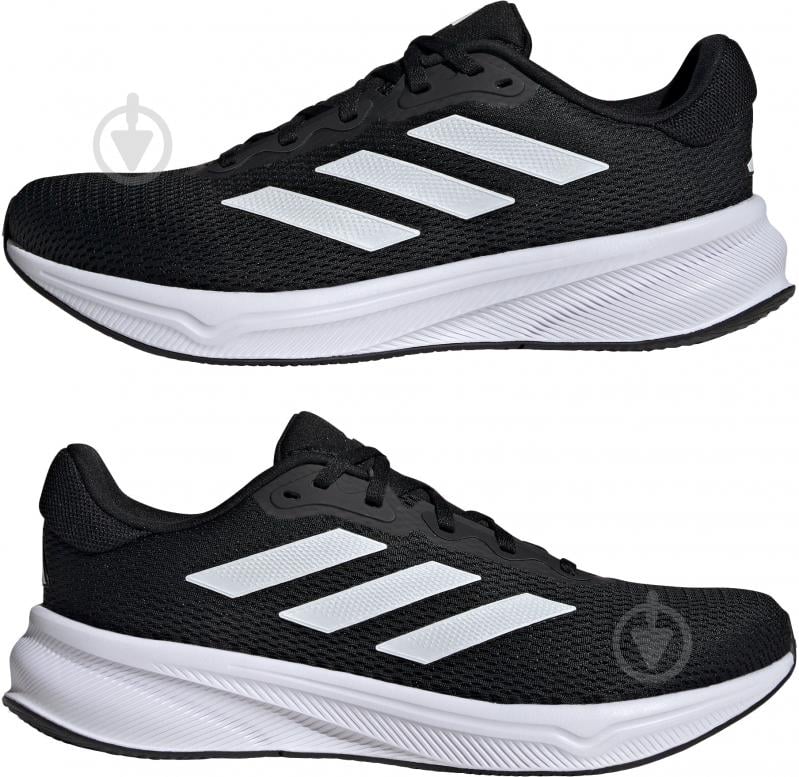 Кроссовки мужские Adidas RESPONSE IH6007 р.42 черные с белым - фото 5