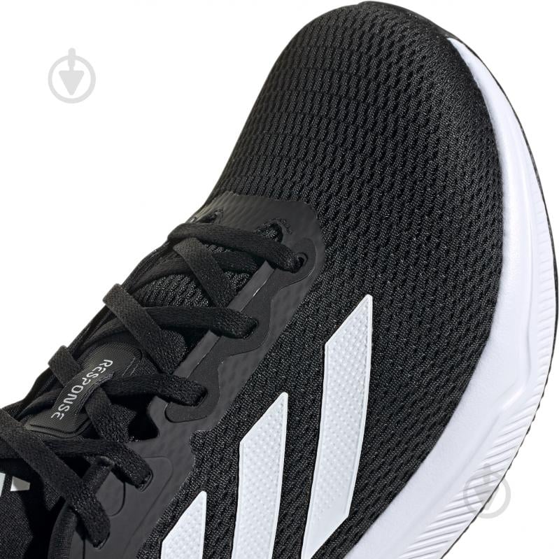 Кроссовки мужские Adidas RESPONSE IH6007 р.42 черные с белым - фото 7