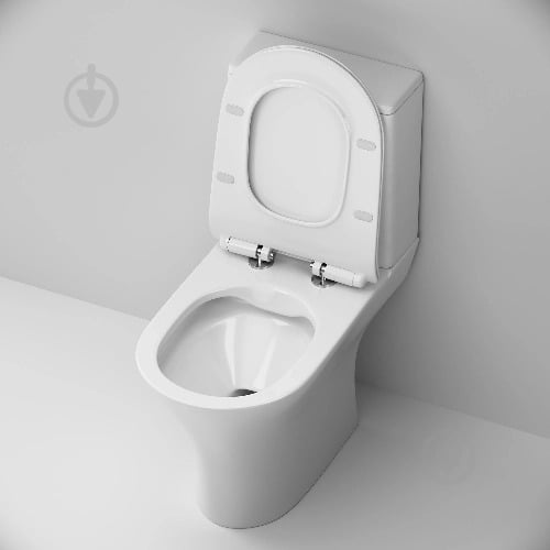 Унитаз-компакт AM.PM Flash CNA8600SC безободковый с сидением микролифт - фото 3 Унитаз-компакт AM.PM Flash CNA8600SC безободковый с сидением микролифт - фото 3