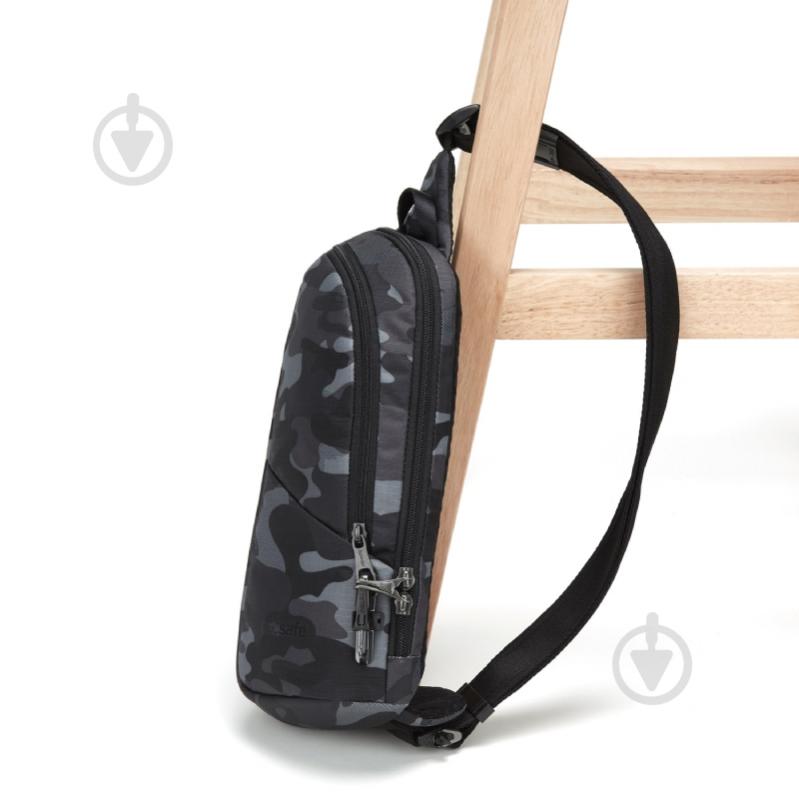 Сумка Pacsafe Vibe 150 Sling Pack black/grey (60161814) - фото 6