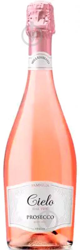 Вино ігристе Cielo Prosecco Rose Spumante Extra Dry DOC сухе рожеве 0,75 л - фото 1