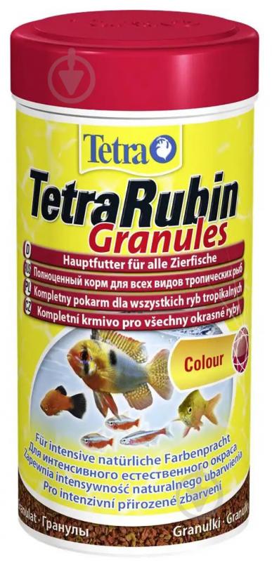 Корм Tetra сухий для акваріумних риб в гранулах TetraRubin Granules 250 мл (для всіх акваріумних риб) 139800 - фото 1