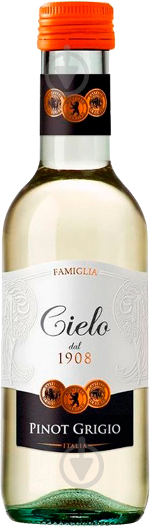 Вино Cielo e Terra Cielo Pinot Grigio delle Venezie сухе біле 0,187 л - фото 1