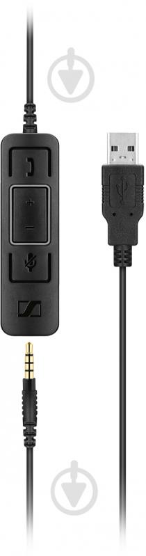 Гарнитура Sennheiser SC 45 USB / 3.5 mm CTRL Mono black (507084) - фото 5