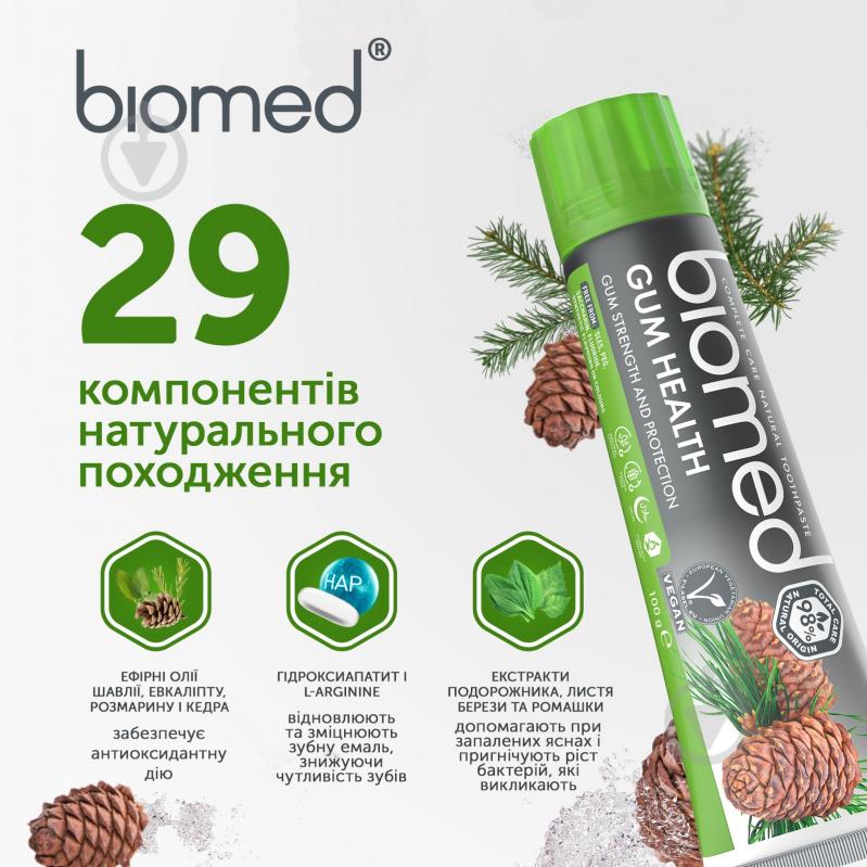 Зубная паста BioMed Здоровье десен 100 г - фото 3