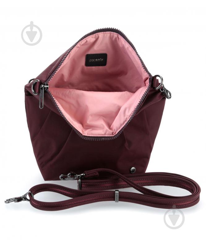 Сумка Pacsafe Citysafe CX Convertible Crossbody burgundy (20405319) - фото 4