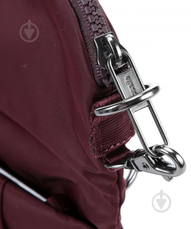 Сумка Pacsafe Citysafe CX Convertible Crossbody burgundy (20405319) - фото 8