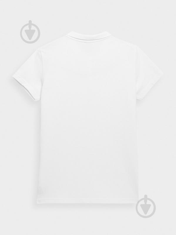 Поло 4F TSHIRT F585 4FSS23TTSHF585-10S р.L білий - фото 2