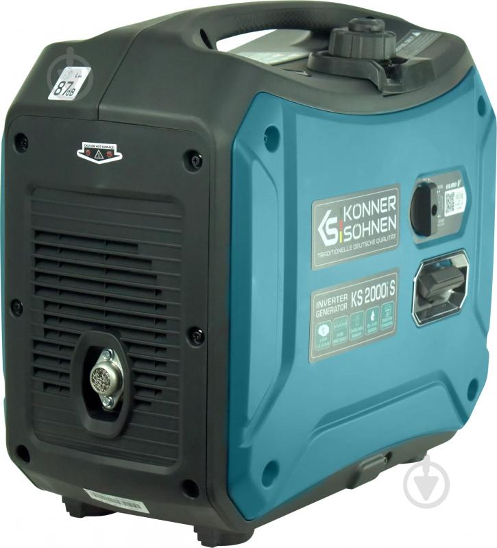 Генератор бензиновый Konner&Sohnen 1,8 кВт / 2 кВт 230 В KS 2000i S - фото 12