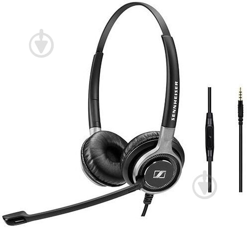 Гарнитура Sennheiser SC 665 3.5мм black (507256) - фото 1