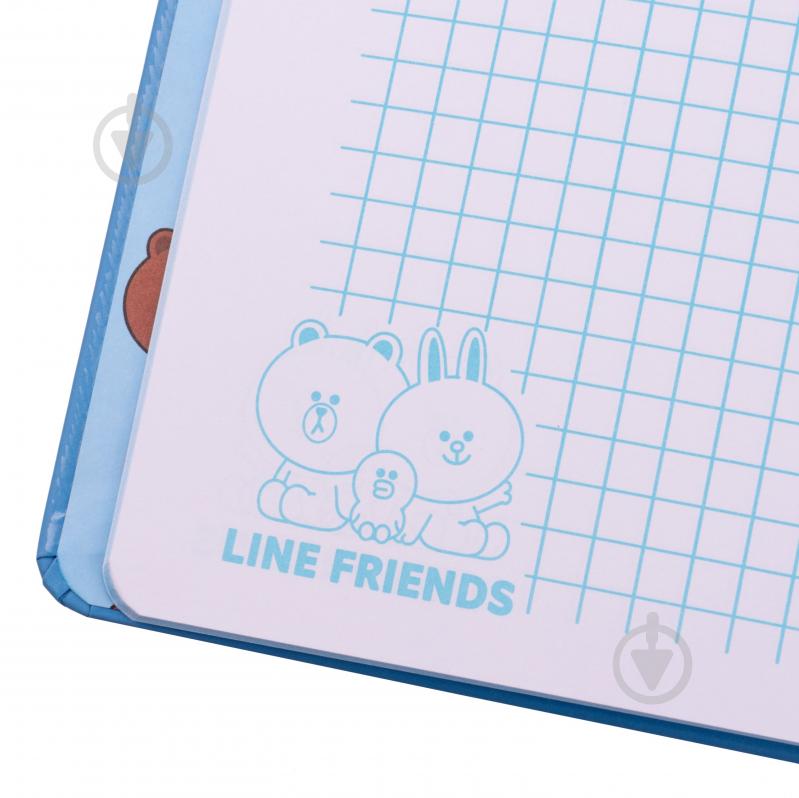 Блокнот А5 128 лист. линия Line Friends. Brown YES - фото 6
