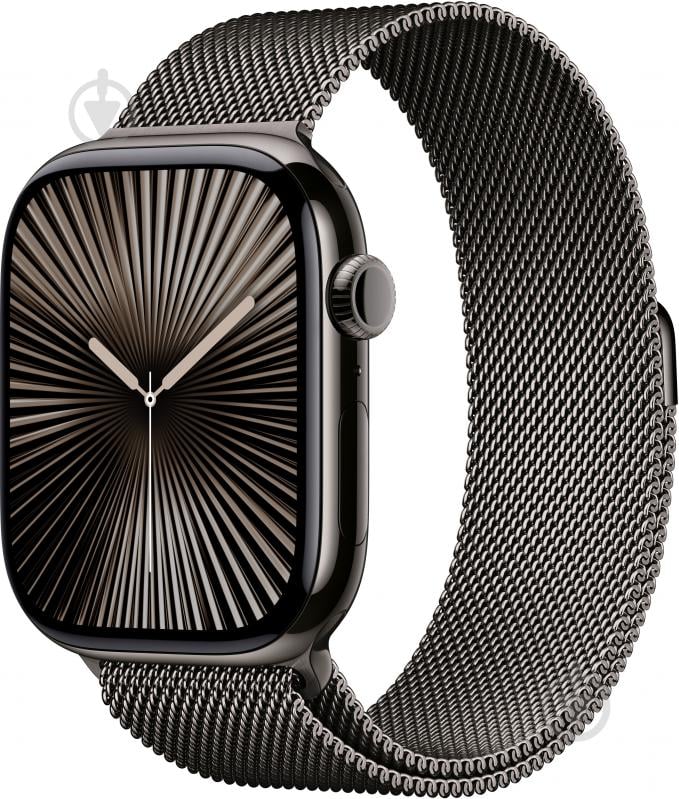 Смарт-годинник Apple Watch Series 10 GPS + Cellular 46mm Slate Titanium Case with Slate Milanese Loop - M/L (MWYW3QH/A) - фото 1 Смарт-годинник Apple Watch Series 10 GPS + Cellular 46mm Slate Titanium Case with Slate Milanese Loop - M/L (MWYW3QH/A) - фото 1