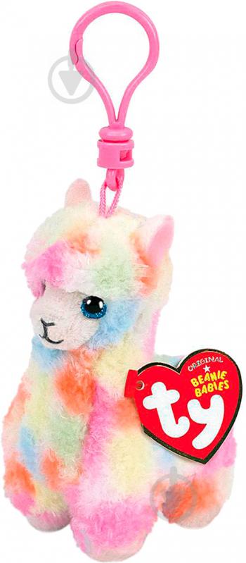 Мягкая игрушка TY Beanie Babies лама Lola 12 см разноцветный 36601 - фото 1