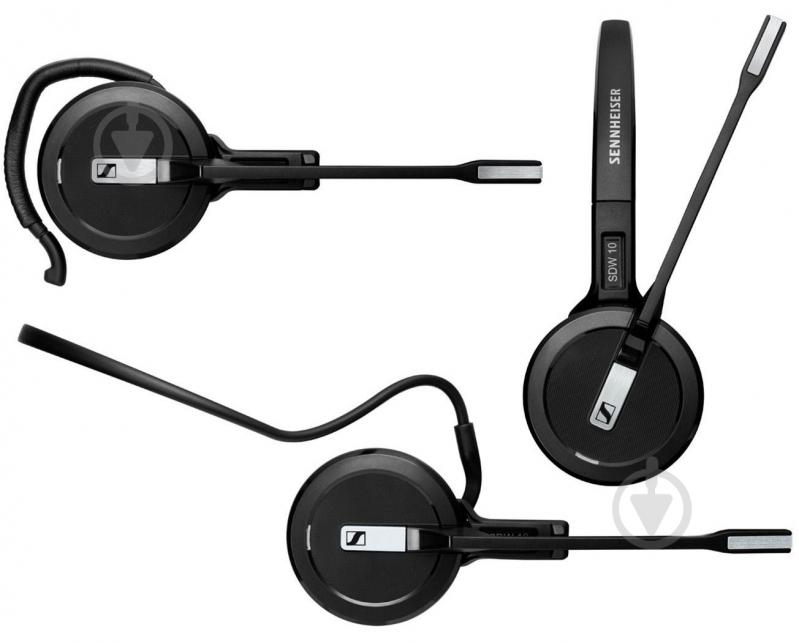 Гарнитура Sennheiser SDW 5016-EU Wireless black (507014) - фото 4 Гарнитура Sennheiser SDW 5016-EU Wireless black (507014) - фото 4