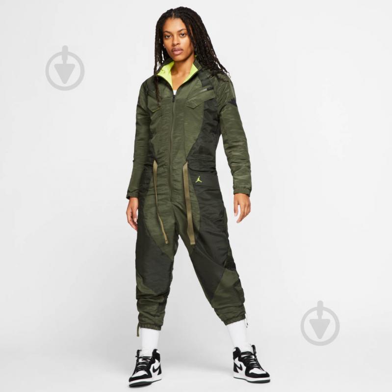 Спортивный костюм Nike W J FLIGHT SUIT CQ6655-222 р. M хаки - фото 1