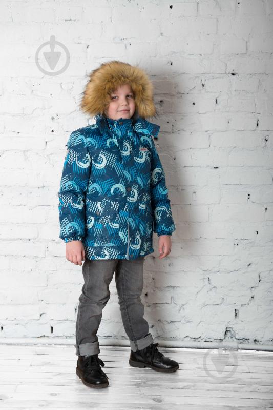 Куртка детская для мальчиков JOIKS р.110 синий B-100/110 - фото 1 Куртка детская для мальчиков JOIKS р.110 синий B-100/110 - фото 1