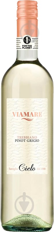 Вино Cielo e Terra Trebbiano Pinot Grigio Puglia белое полусухое 0,75 л - фото 1