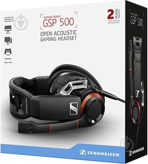 Гарнітура Sennheiser GSP 500 Open black (507261) - фото 5