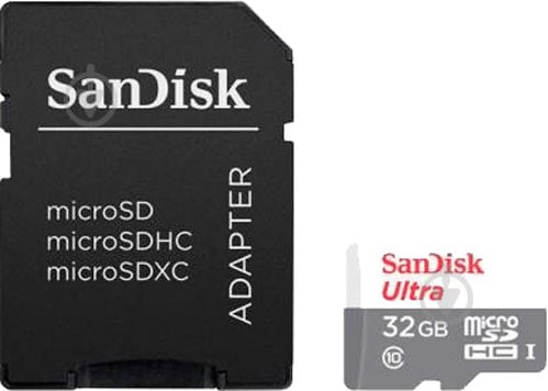 Карта памяти SanDisk microSDHC 32 ГБ Class 10UHS-I (SDSQUNR-032G-GN3MA) - фото 1