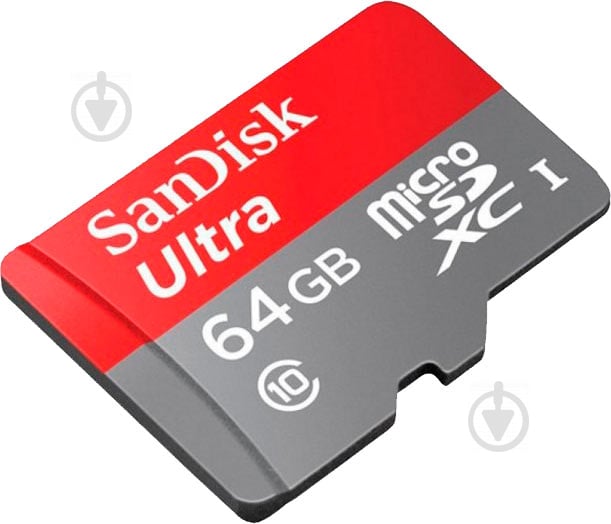 Карта памяти SanDisk microSDHC 64 ГБ Class 10UHS-I (SDSQUNR-064G-GN3MN) - фото 2