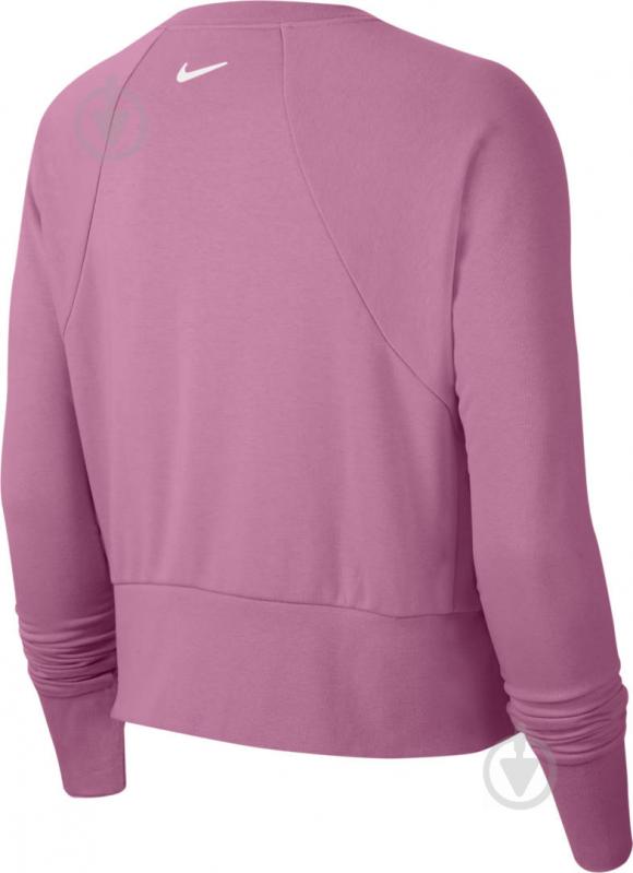 Футболка Nike Fleece Training Crop Crew Neck CQ9305-693 р.L рожевий - фото 2