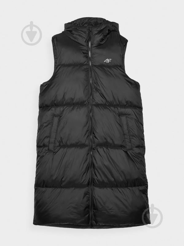 Жилет 4F VEST JACKET F143 4FWAW24TVJAF143-20S р.L черный - фото 7