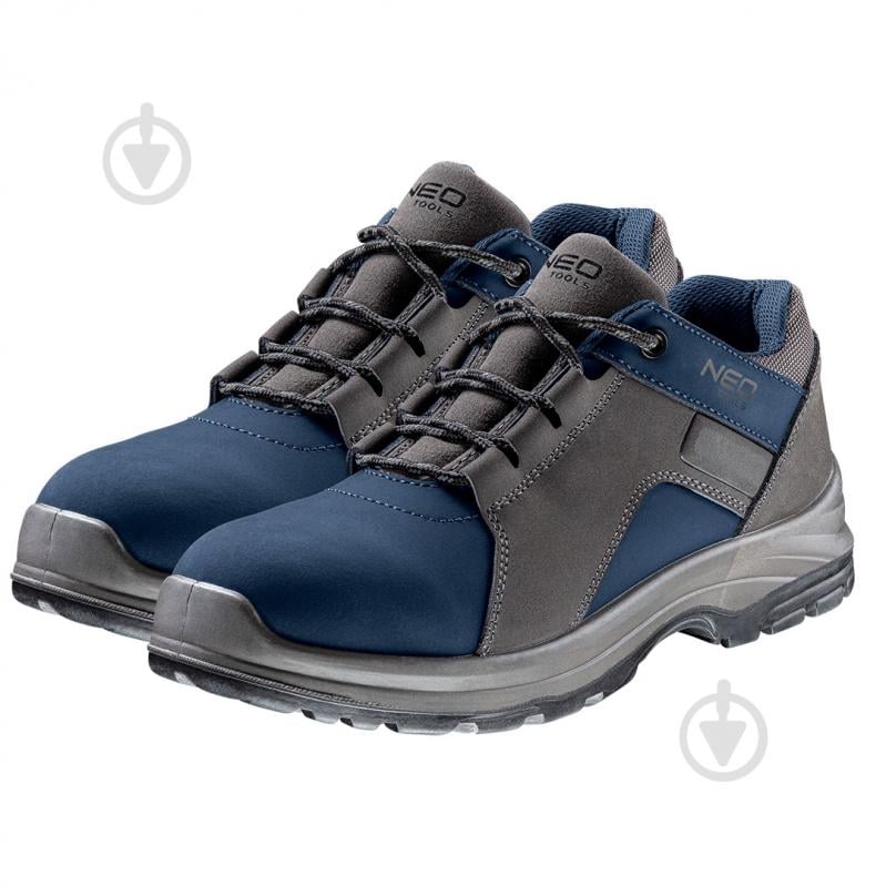 Полуботинки профессиональные NEO tools О2 FO SRC р.39 82-740 серо-синий - фото 1
