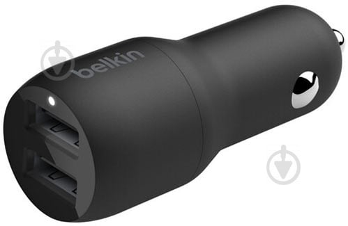 Автомобільний зарядний пристрій Belkin Car Charger 24W Dual USB-A USB-A - USB-C - фото 2