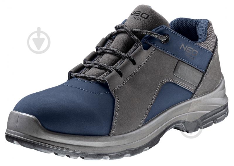 Полуботинки профессиональные NEO tools О2 FO SRC р.41 82-740 серо-синий - фото 2