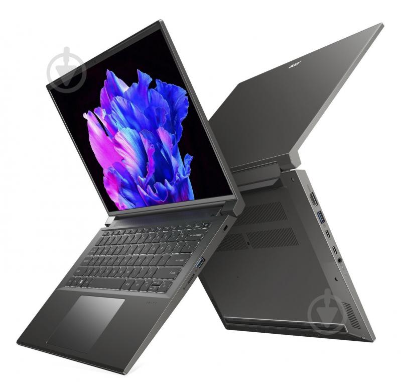 Ноутбук Acer Swift X 14 SFX14-71G-53S0 14" (NX.KMPEU.001) steel grey - фото 9