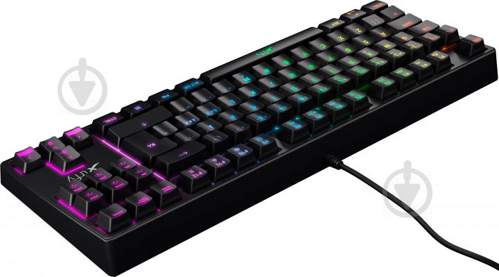 Клавиатура Xtrfy K4 TKL RGB Kailh Red RU (XG-K4-RGB-TKL-R-RUS) black - фото 4