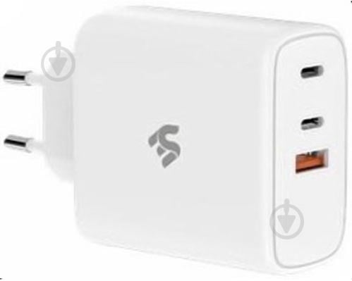 Мережевий зарядний пристрій 2E Dual USB-C Wall Charger GaN 65W - фото 2