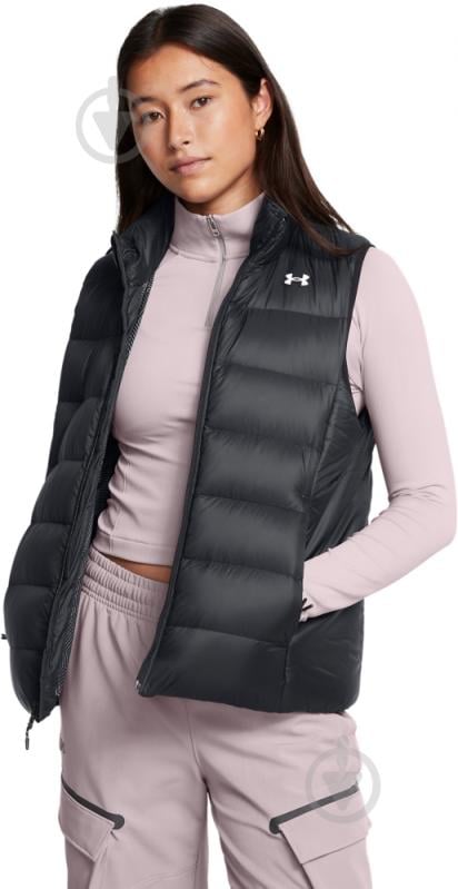 Жилет Under Armour LEGEND DOWN VEST 1385853-001 р.S чорний - фото 1