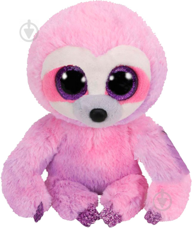 Мягкая игрушка TY Beanie Boos ленивец Dreamy 15 см розовый 36287 - фото 1