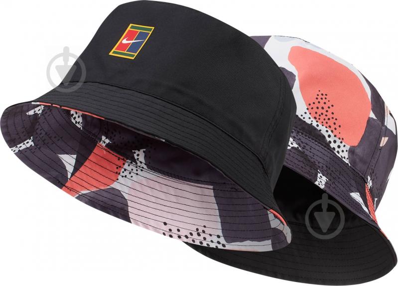 Шапка Nike U NK BUCKET COURT AOP CT2268-010 S/M чорний - фото 3