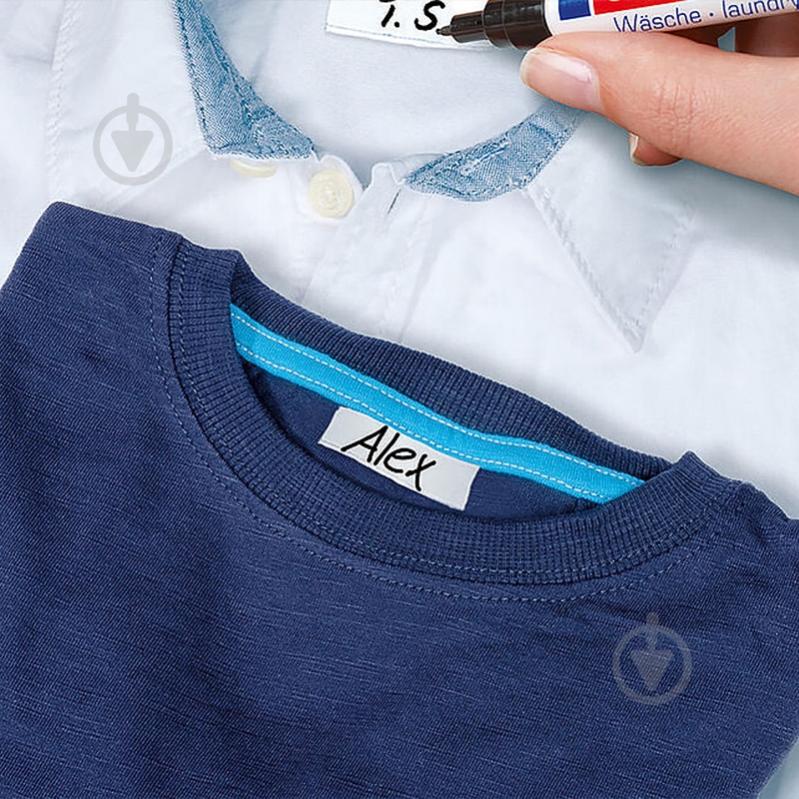 Маркер Edding Laundry для маркування текстилю e-8040 чорний - фото 4