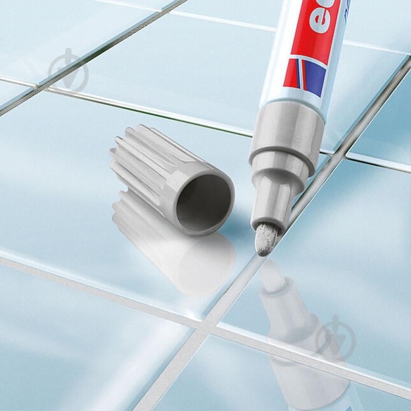 Маркер Edding Tile для догляду за кахлем e-8200 білий - фото 5