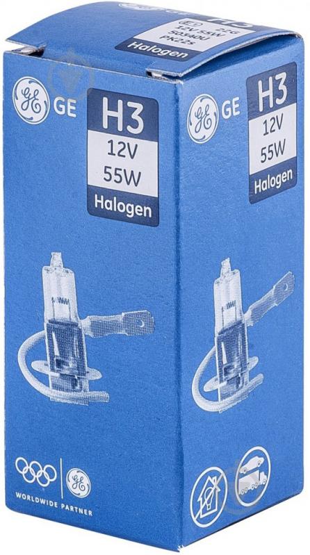 Автолампа галогенна GENERAL ELECTRIC (50340) H3 55 Вт 1 шт.(50340) - фото 1