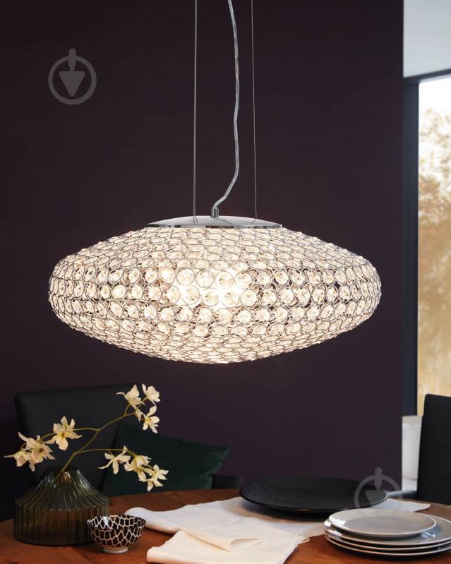 Люстра потолочная Eglo CLEMENTE 3x60 Вт E27 хром 95287 - фото 2