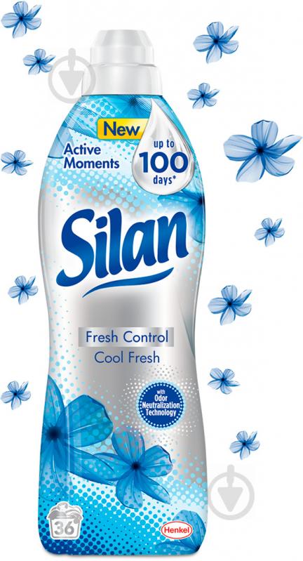 Кондиционер-ополаскиватель Silan Fresh Control Прохладная Свежесть 0,9 л - фото 2