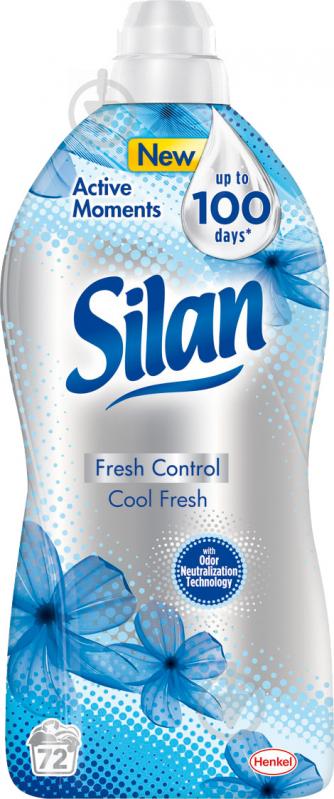 Кондиціонер-ополіскувач Silan Fresh Control Прохолодна Свіжість 1,8 л - фото 1