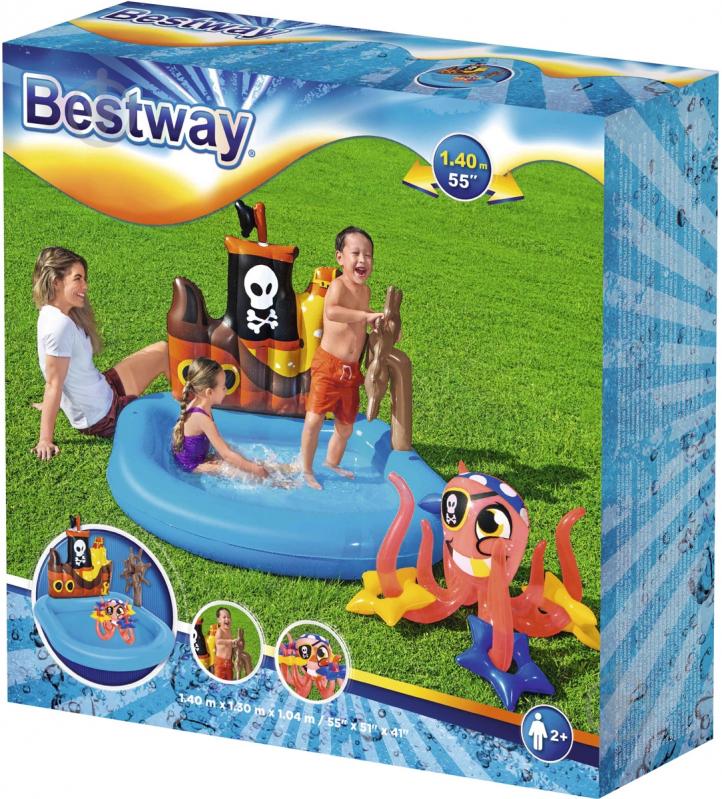 Басейн надувний Bestway Човник 140х130х104 см - фото 7 Басейн надувний Bestway Човник 140х130х104 см - фото 7