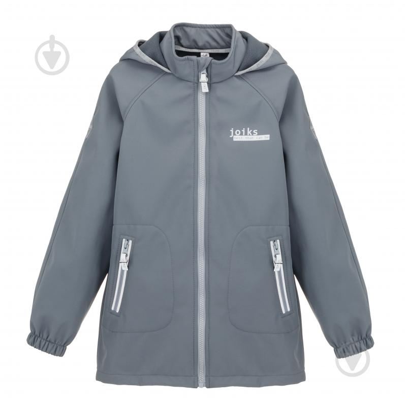 Ветровка унисекс JOIKS р.122 серый SoF-23/e - фото 1