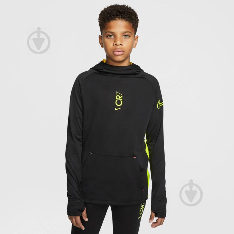 Джемпер Nike CR7 B NK DRY HOODIE PO CD1119-010 черный - фото 2